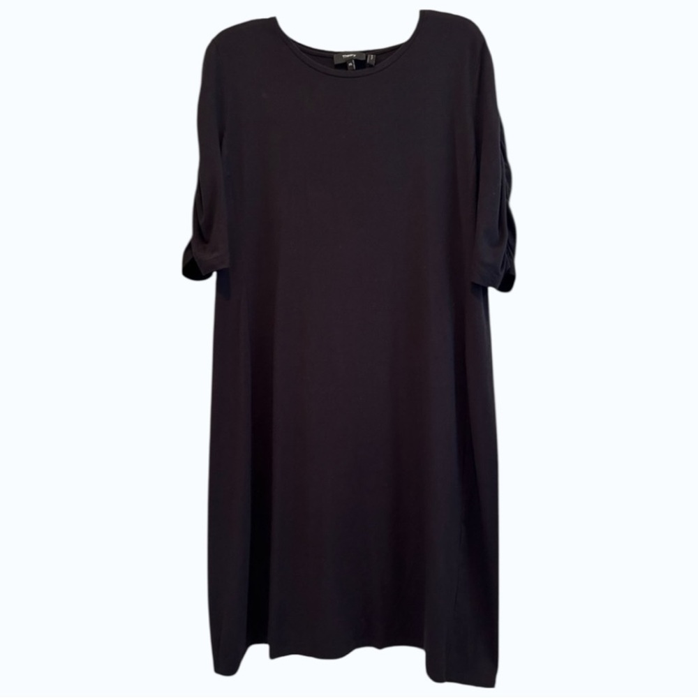 ✨Theory Pima Cotton Blend Gather Sleeve Dress — XXL